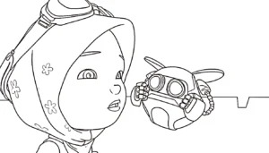 coloriage BOBOIBOY à imprimer pour enfant de 2 ans