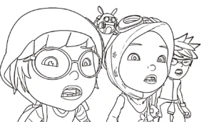 coloriage BOBOIBOY gratuit