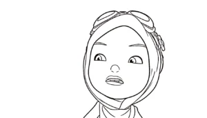 coloriage BOBOIBOY à imprimer pour enfant de 2 ans