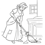 coloriage Cendrillon updated a imprimer gratuit