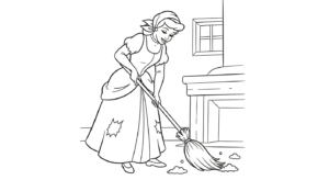 coloriage Cendrillon updated a imprimer gratuit