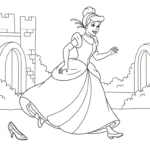 coloriage Cendrillon updated à imprimer pdf gratuit