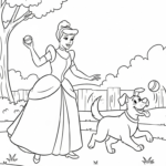 coloriage Cendrillon updated a imprimer gratuit