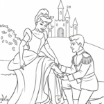 coloriage Cendrillon updated pour enfant de 6 ans