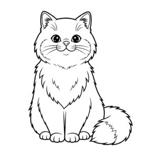 coloriage Chat updated à imprimer gratuitement
