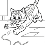 coloriage Chat updated à imprimer pour enfant de 4 ans