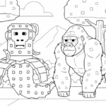coloriage Chimpanzini Bananini pour enfant à imprimer