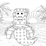 coloriage Chimpanzini Bananini à imprimer pdf