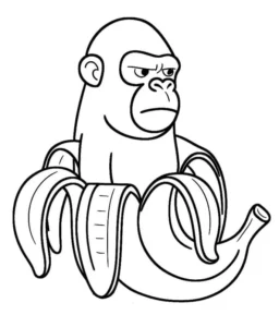 coloriage Chimpanzini Bananini en ligne