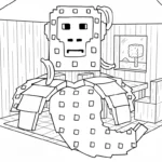 coloriage Chimpanzini Bananini gratuit à imprimer