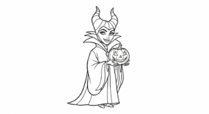 coloriage Disney Halloween updated de pour enfants