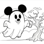 coloriage Disney Halloween updated gratuit