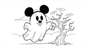 coloriage Disney Halloween updated gratuit