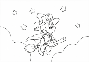 image pour coloriage Disney Halloween updated enfant