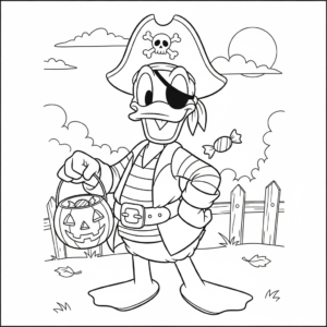 coloriage Disney Halloween updated gratuit en ligne