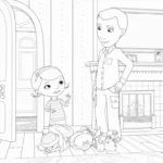 coloriage Docteur La Peluche pour enfant de 6 ans