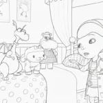 coloriage Docteur La Peluche a colorier en ligne