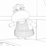 coloriage Docteur La Peluche à imprimer