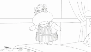 coloriage Docteur La Peluche à imprimer