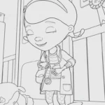 coloriage Docteur La Peluche à imprimer pdf