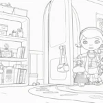 coloriage Docteur La Peluche gratuit pour enfants