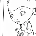 coloriage Docteur La Peluche à imprimer pour enfant de 10 ans