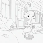 coloriage Docteur La Peluche a colorier en ligne gratuitement