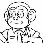 coloriage Dul Dul Dul Dul à imprimer pour enfant de 3 ans