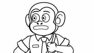 coloriage Dul Dul Dul Dul à imprimer pour enfant de 3 ans