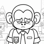 coloriage Dul Dul Dul Dul a imprimer pour enfant de 4 ans