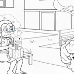coloriage Dul Dul Dul Dul pour enfants a imprimer gratuit