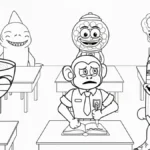 coloriage Dul Dul Dul Dul à imprimer pdf gratuit