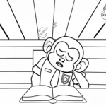 coloriage Dul Dul Dul Dul a imprimer pour enfant de 4 ans