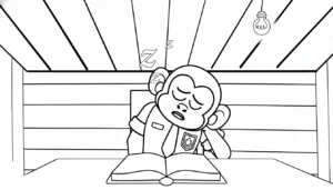 coloriage Dul Dul Dul Dul a imprimer pour enfant de 4 ans