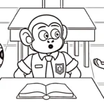 coloriage Dul Dul Dul Dul pour enfants à imprimer
