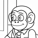 coloriage Dul Dul Dul Dul à imprimer pour enfant de 3 ans