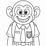 coloriage Dul Dul Dul Dul pour enfant de 4 ans
