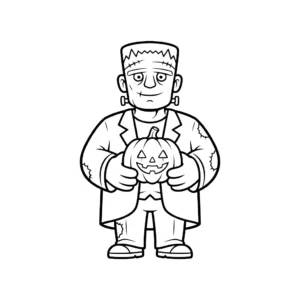 coloriage Frankenstein a dessiner en ligne
