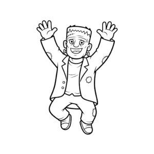 coloriage Frankenstein a imprimer gratuit