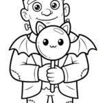coloriage Frankenstein a dessiner et imprimer