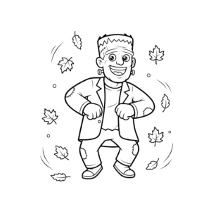 coloriage Frankenstein pour enfant de 10 ans