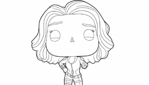 coloriage Funko Pop pour primaire