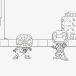 coloriage Funko Pop educatif pour enfant
