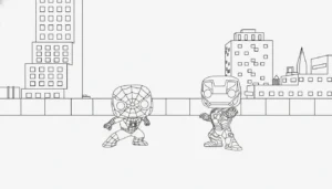 coloriage Funko Pop educatif pour enfant