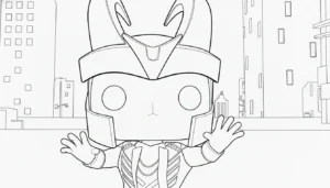 coloriage Funko Pop pour enfant gratuit