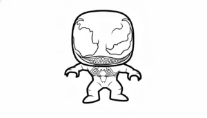 coloriage Funko Pop et decoupage