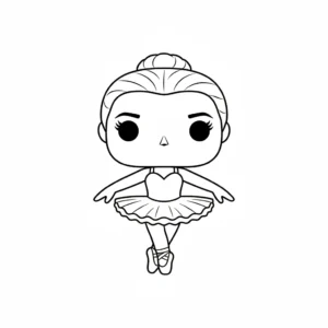 coloriage Funko Pop pour enfants a imprimer