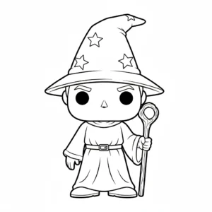 coloriage Funko Pop à imprimer pour enfants