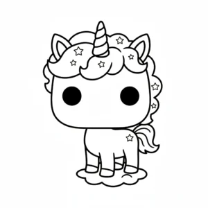 coloriage Funko Pop pour enfant de à imprimer