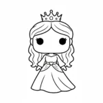 coloriage Funko Pop pour enfant de 6 ans